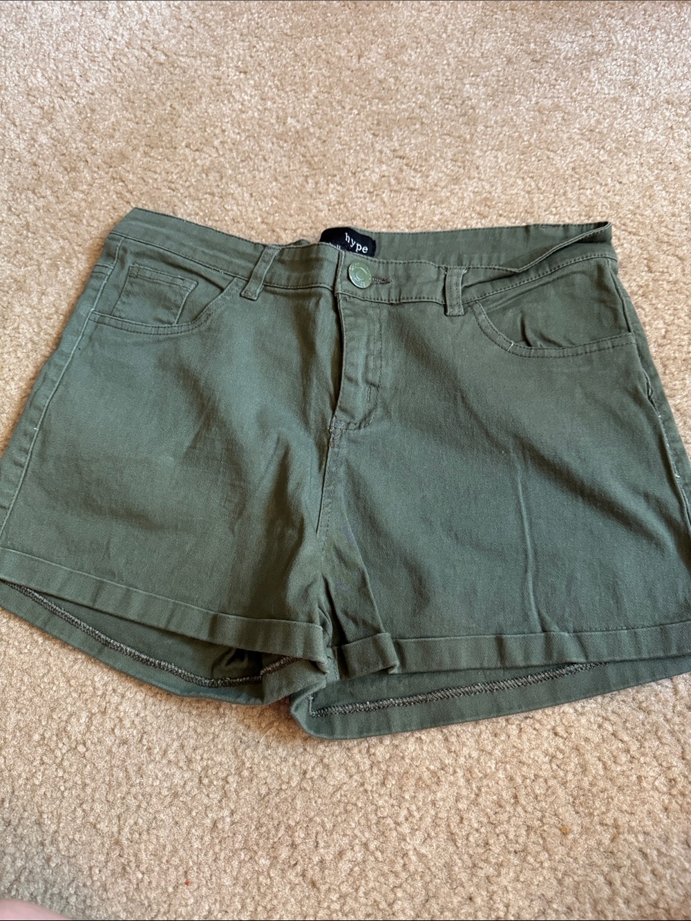 JUNIORS - Green Casual Shorts - Size 11